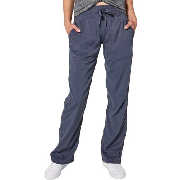 Lululemon Women's Sweatpants Lounger Drawstring Relaxed Navy Blue xs SM ??? - Picture 1 of 16